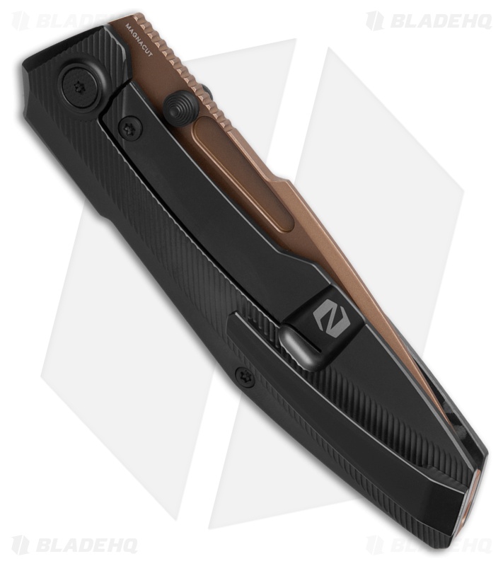 Null Knives Raiden R2 Type S Knife Black Ti/Copper CF Copper