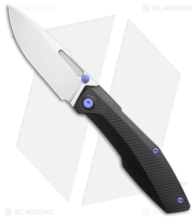 Null Knives Raiden R2 Type S Knife PVD Ti/Blurple Hand Satin