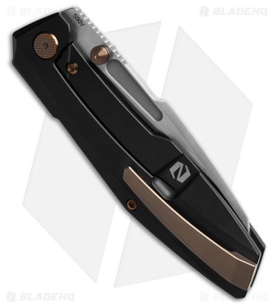 Null Knives Raikou Frame Lock Knife Black PVD Titanium (3.5" Satin)