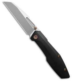 Null Knives Raikou Frame Lock Knife Black PVD Titanium (3.5" Satin)