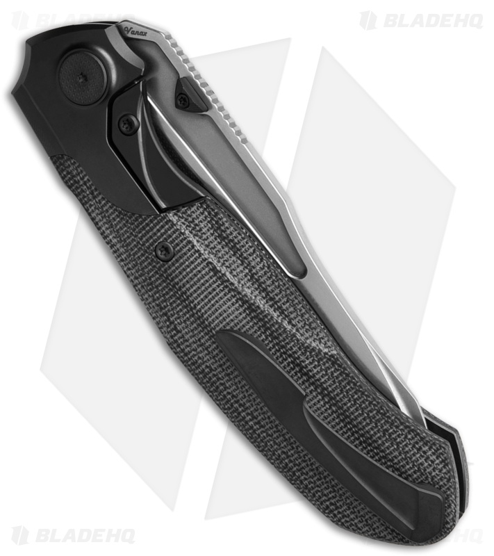 Null Knives Vandal Frame Lock Knife Ti/Black Micarta (3.9" SW Vanax)