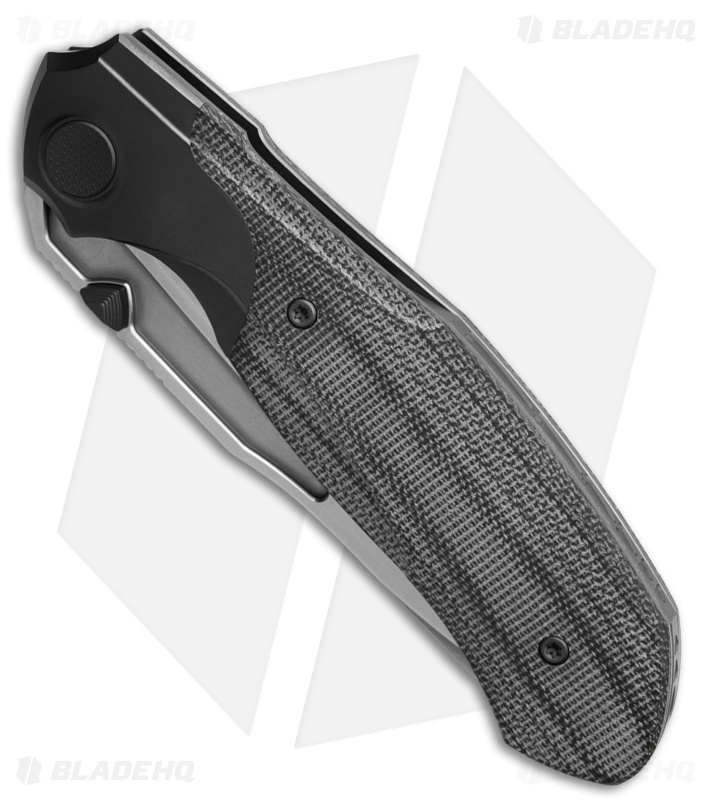 Null Knives Vandal Frame Lock Knife Ti/Black Micarta (3.9" SW Vanax)