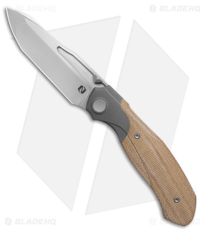 Null Knives Vandal | Brown Micarta | Stonewash
