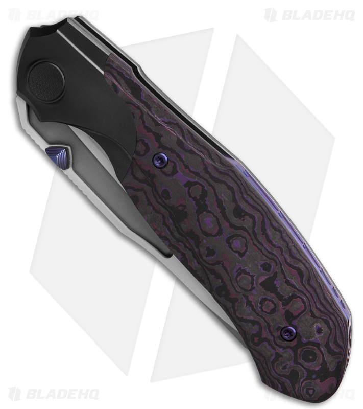Null Knives Vandal | Purple Haze CF | Belt Satin