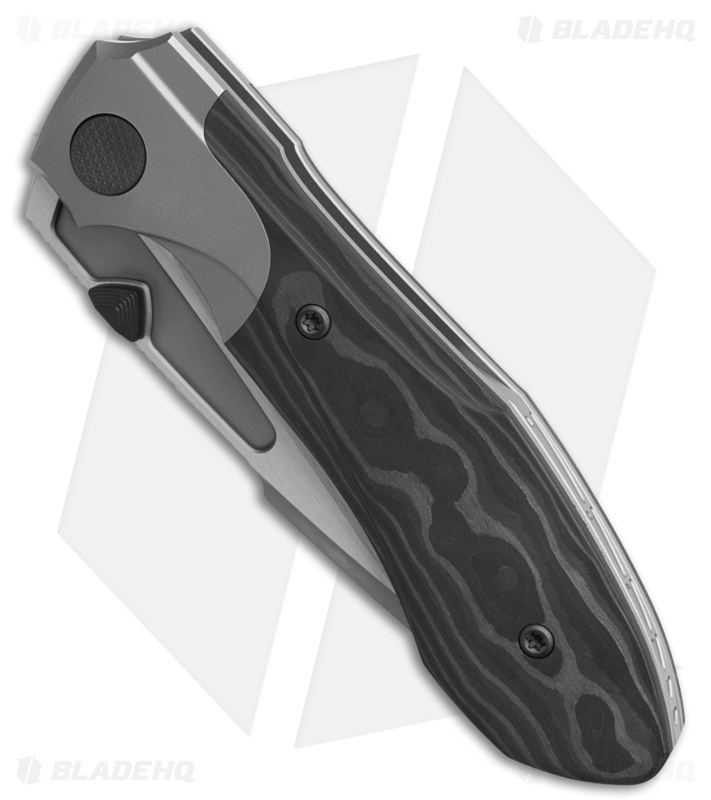 Null Knives Voodoo Doll Frame Lock Knife Ti/Black Camo CF (3.2" SW)