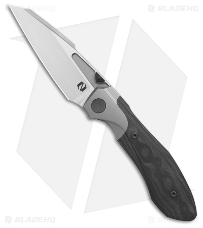 Null Knives Voodoo Doll Frame Lock Knife Ti/Black Camo CF (3.2" SW)