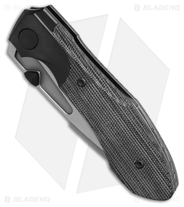 Null Knives Voodoo Doll Frame Lock Knife Ti/Black Micarta (3.2" SW)