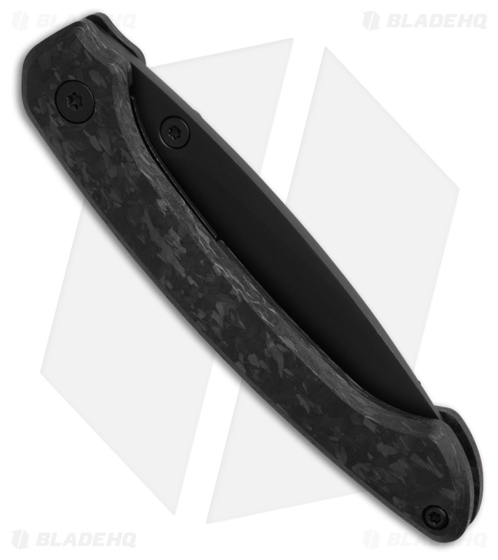 Ocaso Seaton Mini Liner Lock Knife Carbon Fiber (2.3" Black) 42CMB