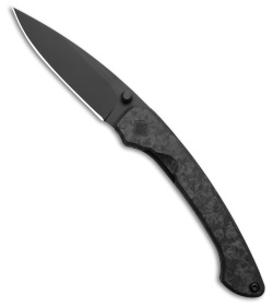 Ocaso Seaton Mini Liner Lock Knife Carbon Fiber (2.3" Black) 42CMB