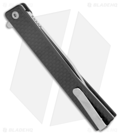 Ocaso Solstice Liner Lock Knife Carbon Fiber Wharncliffe (3.5" Satin)