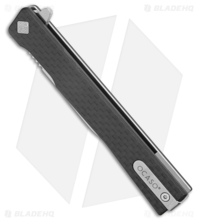 Ocaso Solstice Liner Lock Knife Carbon Fiber Wharncliffe (3.5" Satin)