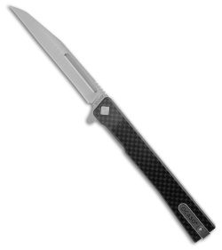 Ocaso Solstice Liner Lock Knife Carbon Fiber Wharncliffe (3.5" Satin)