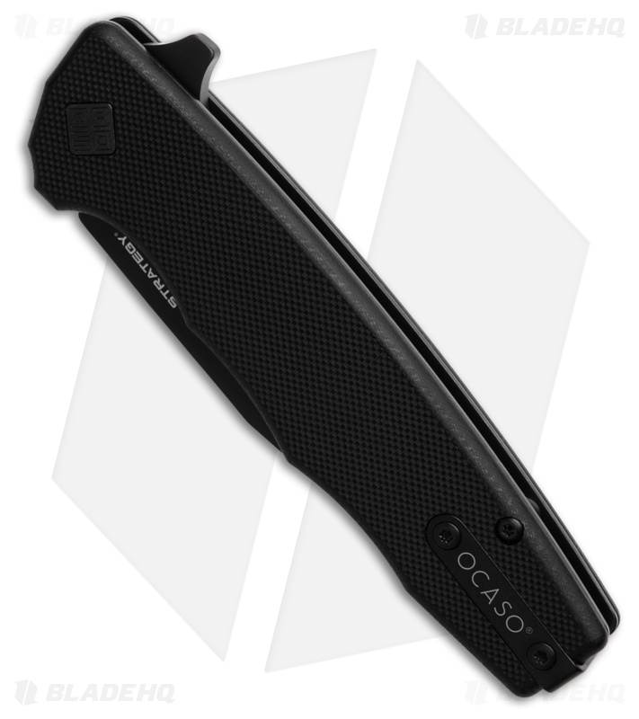 Ocaso Strategy Liner Lock Knife Black G-10 (3.5" Black) 29BGB