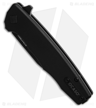 Ocaso Strategy Liner Lock Knife Black G-10 (3.5" Black) 29BGB