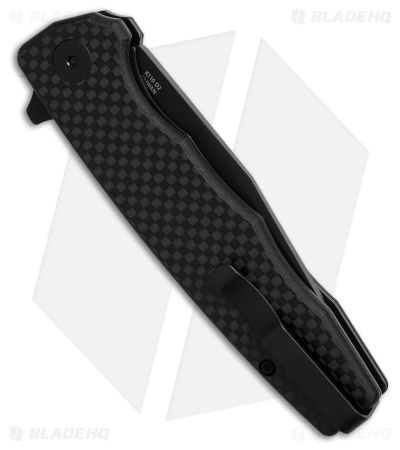 Ocaso Strategy Liner Lock Knife Carbon Fiber (3.5" Black) 29BCB