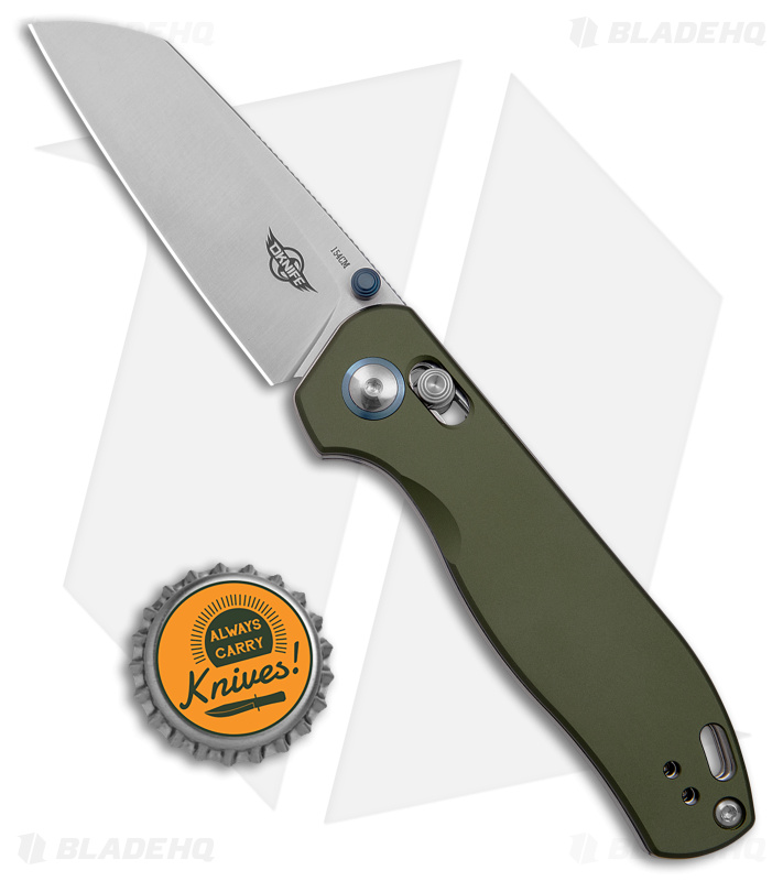 Olight Rubato 2 Rail Lock Knife OD Aluminum - Blade HQ