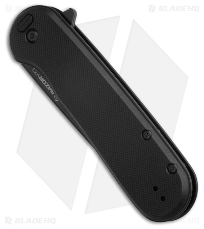 Outdoor Edge Razor VX3 Replaceable Blade Liner Lock Knife Black G-10 (3" Black)