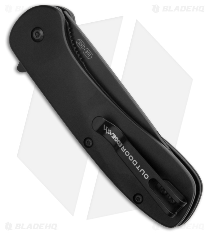 Outdoor Edge Razor VX1 Spring Assisted Knife Black Aluminum (3" Black)