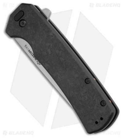 Outdoor Edge Razor VX5 Replaceable Razor Blade Knife Black CF (3" Satin)