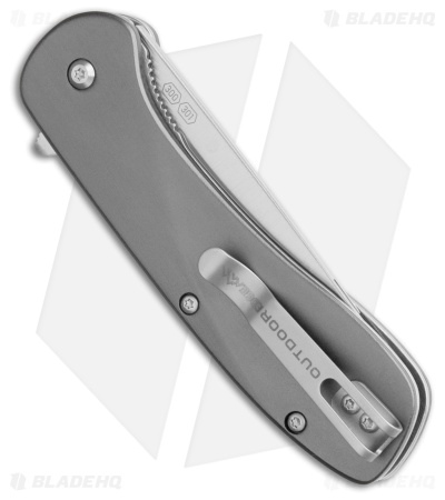 Outdoor Edge Razor VX1 Spring Assisted Knife Gray Aluminum (3" Satin)