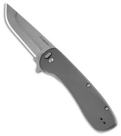 Outdoor Edge Razor VX1 Spring Assisted Knife Gray Aluminum (3" Satin)