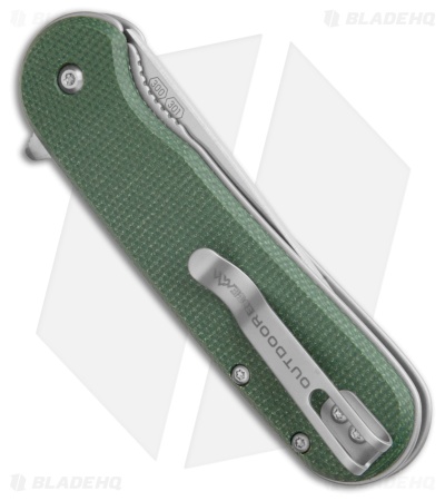 Outdoor Edge Razor VX3 Replaceable Blade Liner Lock OD Green G-10 (3" Satin)