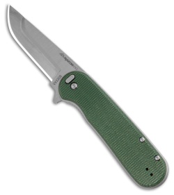 Outdoor Edge Razor VX3 Replaceable Blade Liner Lock OD Green G-10 (3" Satin)