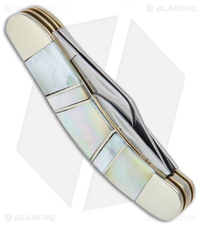 Parker-Frost Sowbelly Pocket Knife 3.5" Mother of Pearl F003MOP