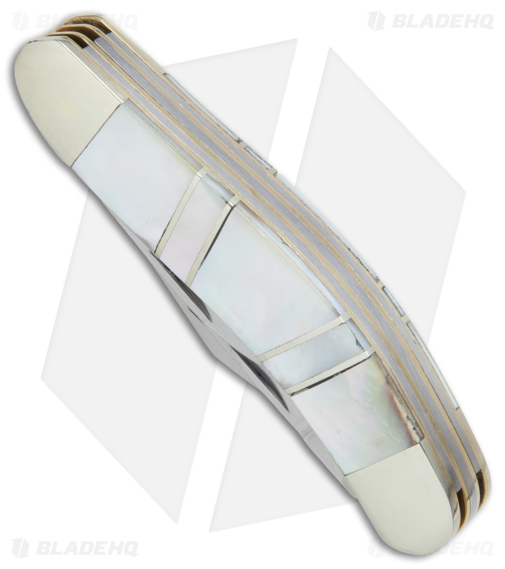 Parker-Frost Sowbelly Pocket Knife 3.5" Mother of Pearl F003MOP