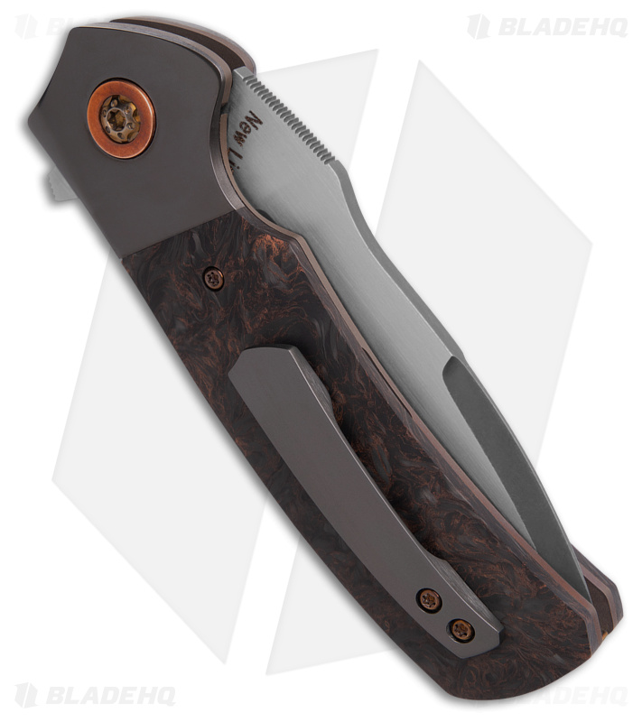 Jalomo Custom Phoenix Knife - FatC, Zirc, Ti, Cop - Blade HQ