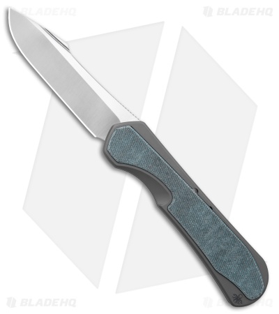 Piratech Knives Slippy Tsunami Slip Joint Knife Gray Ti/Micarta (3" Satin)