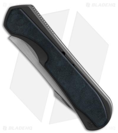 Piratech Knives Slippy Tsunami Slip Joint Knife Gray Ti/Richlite (3" Satin)