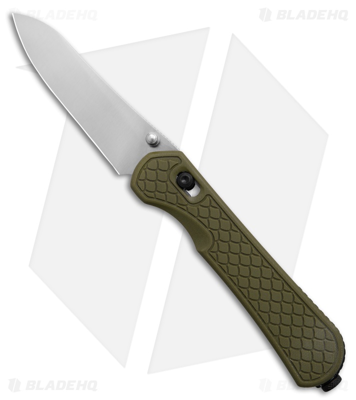 Piratech Kraki Lite Crossbar Lock Knife Dragon Scale Green G-10 (3.2" Satin)