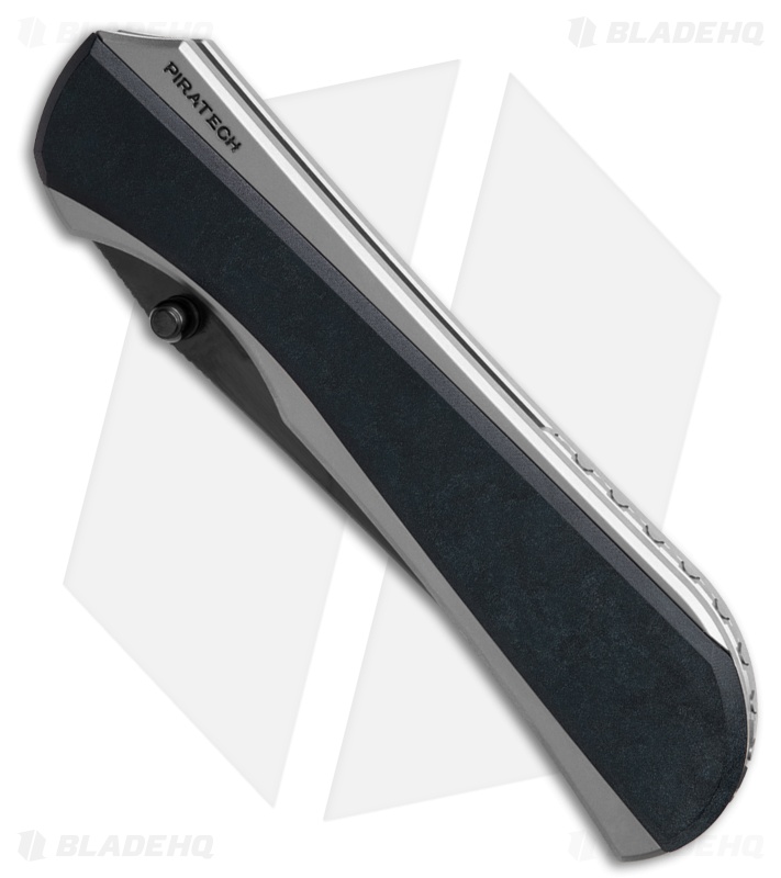 Piratech Saga Knife Zirconia CB + Blue Canyon Richlite Inlay (3.6" Mirror DLC)
