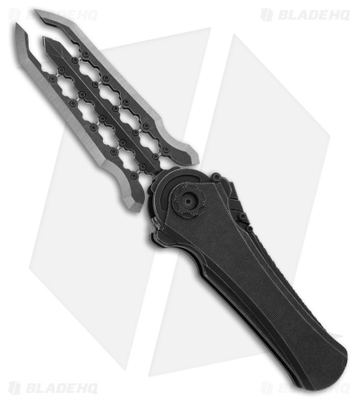 Poikilo Blade AL-Khem Flipper Knife Dark SW Ti (4.6" Dark SW)