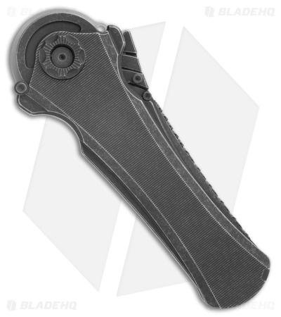 Poikilo Blade AL-Khem Flipper Knife Dark SW Ti (4.6" Dark SW)