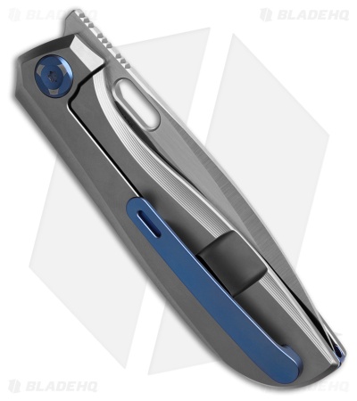 Poikilo Blade Gecko WS1 Frame Lock Knife Pearlescent SW Titanium  (3.25" Satin)