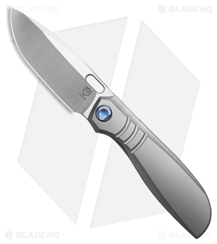 Poikilo Blade Gecko WS2 Knife Lined Titanium Satin