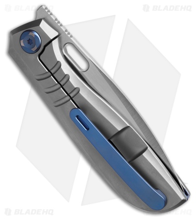Poikilo Blade Gecko WS2 Frame Lock Knife Lined Titanium (3.25" Satin)