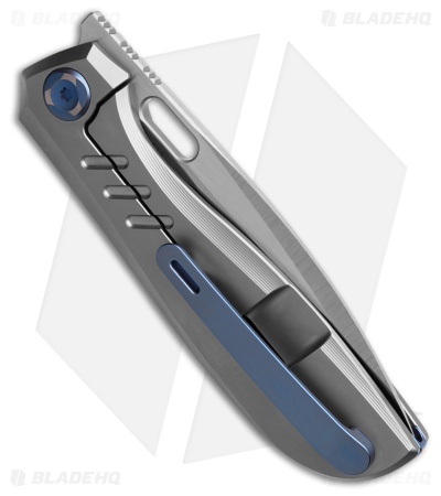 Poikilo Blade Gecko WS5 Frame Lock Knife Titanium (3.25" Satin)