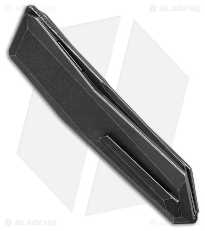 Poikilo Blade Large Prism Frame Lock Knife Dark SW Titanium (4" Dark SW)