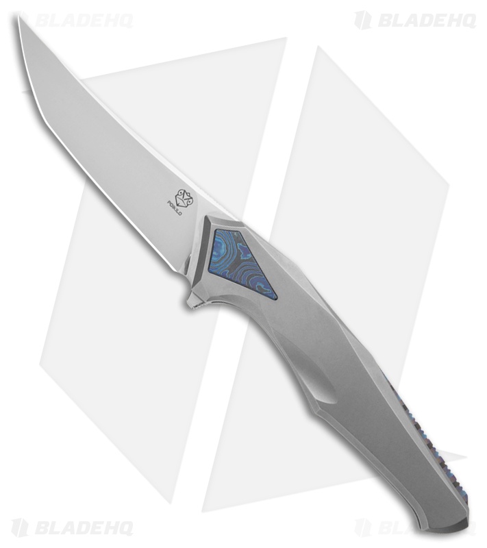 rhino様 Poikilo Blade Rhino Knife Pearlescent SW Titanium Mirror/SW