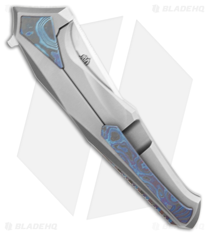 rhino様 Poikilo Blade Rhino Knife Pearlescent SW Titanium Mirror/SW