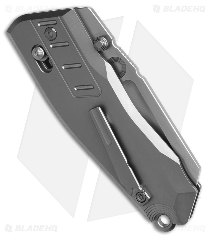 Poikilo Blade Task Vader Crossbar Lock Knife Titanium (3.9" Pearlescent SW)