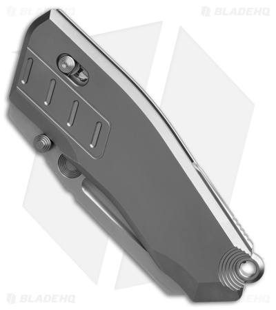 Poikilo Blade Task Vader Crossbar Lock Knife Titanium (3.9" Pearlescent SW)