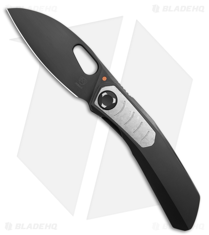 Poikilo Blade VK Crab Frame Lock Black Titanium (3.9" DLC)