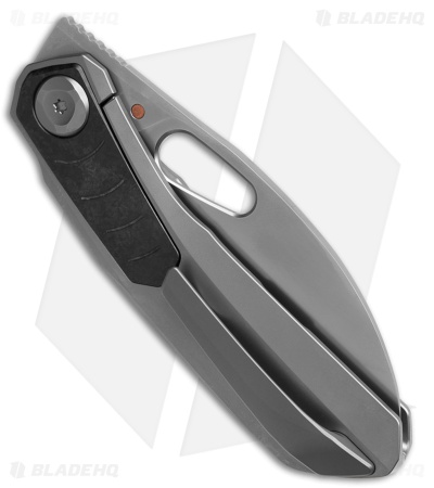 Poikilo Blade VK Crab Frame Lock Gray Titanium (3.9" Pearlescent SW)