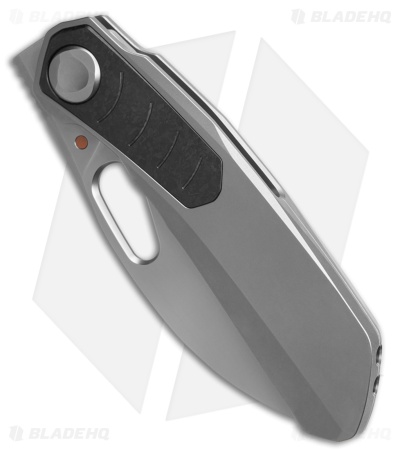 Poikilo Blade VK Crab Frame Lock Gray Titanium (3.9" Pearlescent SW)