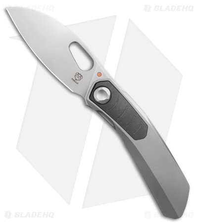 Poikilo Blade VK Crab Frame Lock Gray Titanium (3.9" Pearlescent SW)