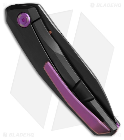Poikilo Blade VK-ZEN S3 Frame Lock Knife DLC Titanium/Purple Hardware (3.1" DLC)